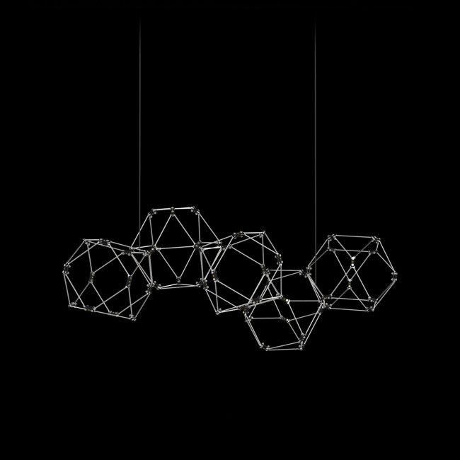 Подвесной светильник Delight Collection Lucciola MD18001068-5A chrome Подвесной светильник Delight Collection Lucciola MD18001068-5A chrome