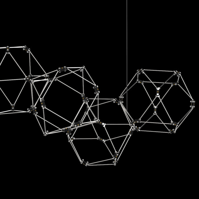 Подвесной светильник Delight Collection Lucciola MD18001068-5A chrome Подвесной светильник Delight Collection Lucciola MD18001068-5A chrome