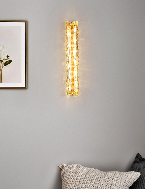 Настенный светильник 88085W/S gold/clear Настенный светильник 88085W/S gold/clear