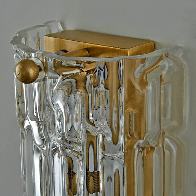 Настенный светильник 88085W/S gold/clear Настенный светильник 88085W/S gold/clear