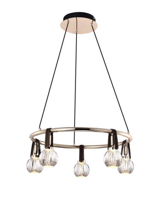 Подвесная люстра Delight Collection P0853-5C s-gold Подвесная люстра Delight Collection P0853-5C s-gold