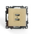 Розетка 2-местная USB Stekker Катрин GLS10-7115-08 49229 Розетка 2-местная USB Stekker Катрин GLS10-7115-08 49229