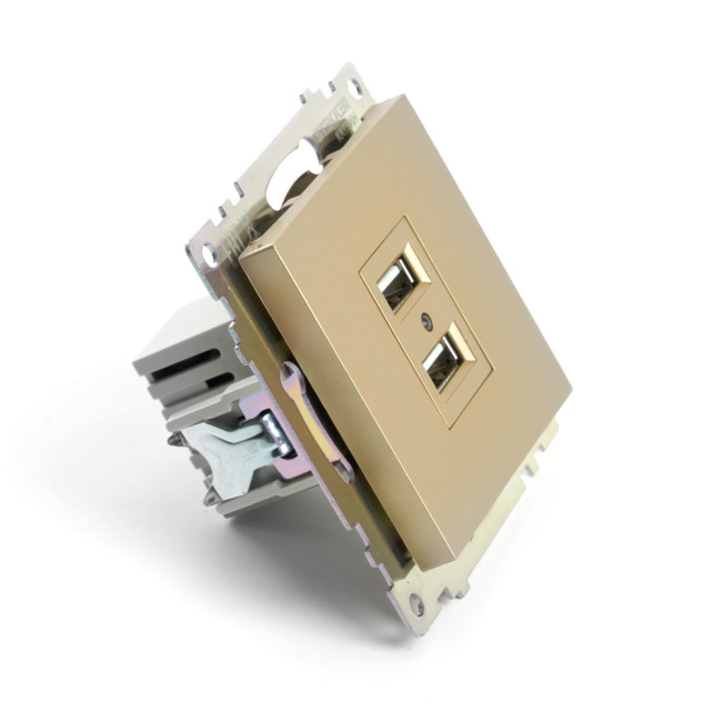 Розетка 2-местная USB Stekker Катрин GLS10-7115-08 49229 Розетка 2-местная USB Stekker Катрин GLS10-7115-08 49229