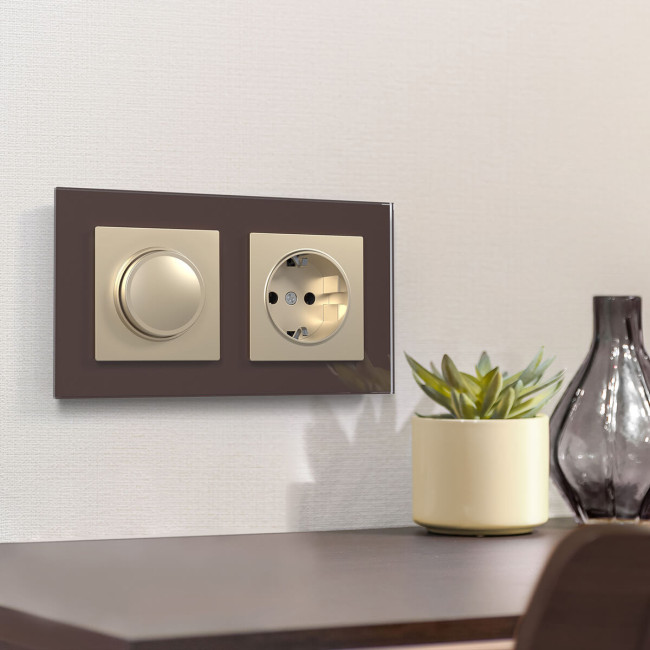 Розетка с заземлением Werkel шампань W1171011 4690389157363 a050867 Розетка с заземлением Werkel шампань W1171011 4690389157363 a050867