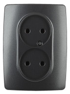 Розетка 2x2P Эра 12-2107-05 Б0031242
