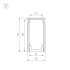 Алюминиевый профиль Arlight LINE-1019-2000 ANOD 053426 Алюминиевый профиль Arlight LINE-1019-2000 ANOD 053426