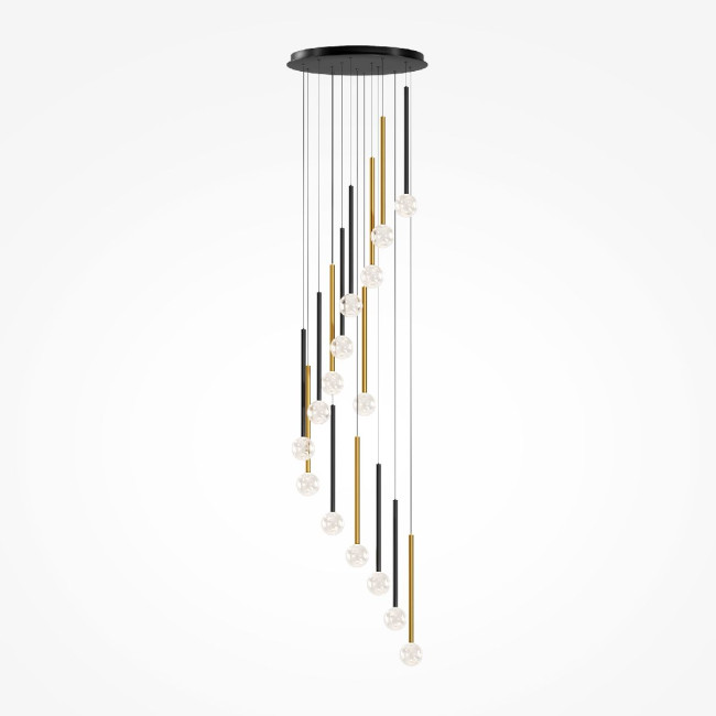 Каскадная люстра Maytoni Bubble dream MOD383PL-L40BBS3K Каскадная люстра Maytoni Bubble dream MOD383PL-L40BBS3K
