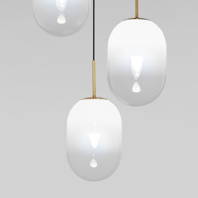 Подвесной светильник Eurosvet Loona 60161/3 латунь a065613 Подвесной светильник Eurosvet Loona 60161/3 латунь a065613