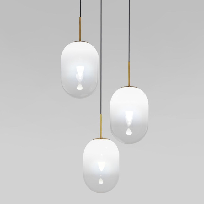 Подвесной светильник Eurosvet Loona 60161/3 латунь a065613 Подвесной светильник Eurosvet Loona 60161/3 латунь a065613