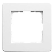 Рамка Jasmart G-Flex 1-постовая белый глянцевый поликарбонат G1101W