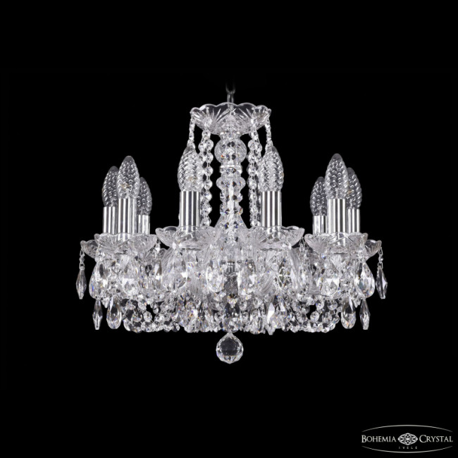 Подвесная люстра Bohemia Ivele Crystal 1402/10/141 Ni Подвесная люстра Bohemia Ivele Crystal 1402/10/141 Ni