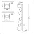 Настенный светильник Odeon Light Geos 6691/12WL Настенный светильник Odeon Light Geos 6691/12WL