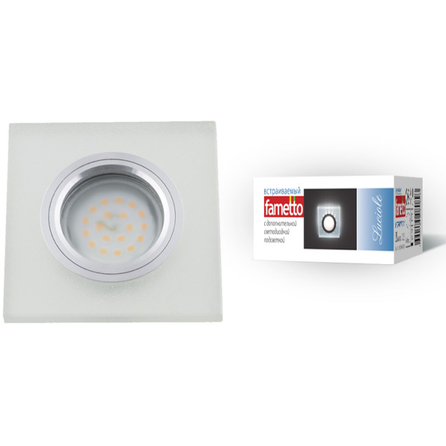 Встраиваемый светильник Fametto Luciole DLS-L113 GU5.3 CHROME/MATT CLEAR Встраиваемый светильник Fametto Luciole DLS-L113 GU5.3 CHROME/MATT CLEAR