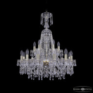 Подвесная люстра Bohemia Ivele Crystal 1403/12+6/240/XL-80 G Подвесная люстра Bohemia Ivele Crystal 1403/12+6/240/XL-80 G