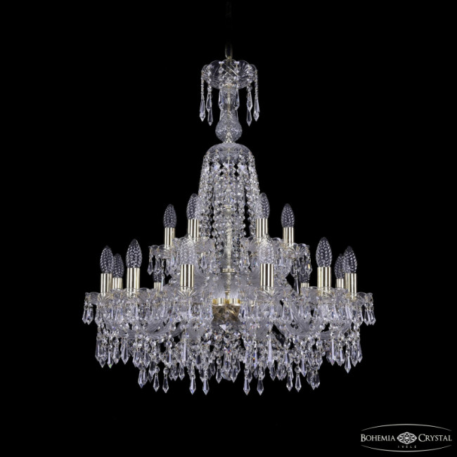 Подвесная люстра Bohemia Ivele Crystal 1403/12+6/240/XL-80 G Подвесная люстра Bohemia Ivele Crystal 1403/12+6/240/XL-80 G