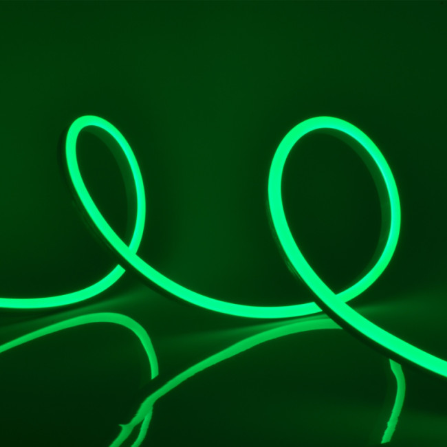 Светодиодная лента Uniel ULS-N11-2835-120LED/m-8mm-IP67-DC24V-10W/m-15M-GREEN UL-00009100