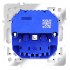 Розетка с USB, А+А Voltum S70 VLS040403 (кашемир)
