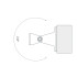 Комплект поворотных держателей для профиля Arlight SL-LINE поворотный (Металл) 059045 Комплект поворотных держателей для профиля Arlight SL-LINE поворотный (Металл) 059045