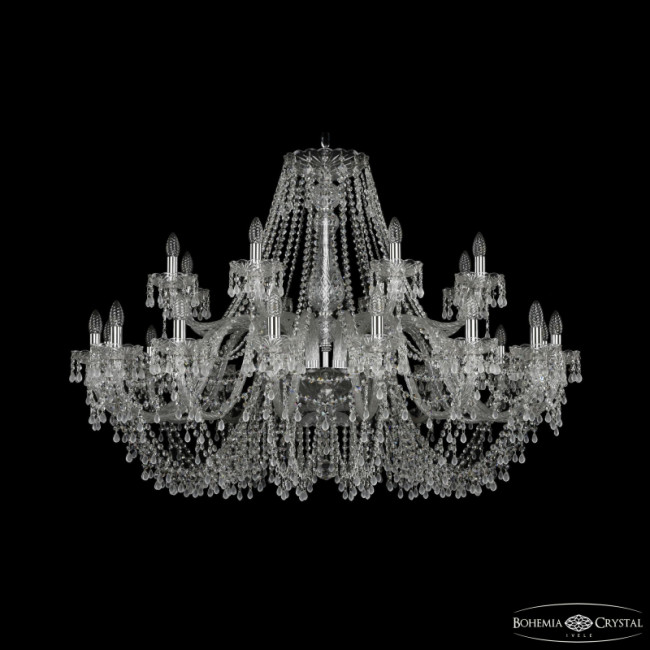 Подвесная люстра Bohemia Ivele Crystal 1410/16+8/460 Ni V0300