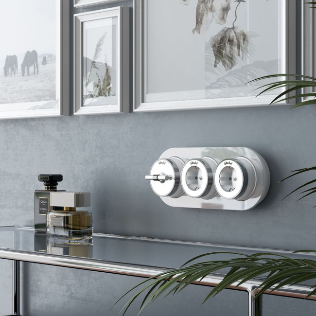 Выключатель на 4 положения двухклавишный Werkel Vintage 4690389183157 W5822050 Выключатель на 4 положения двухклавишный Werkel Vintage 4690389183157 W5822050