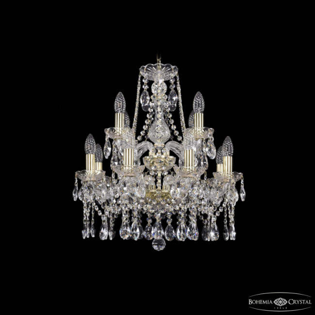 Подвесная люстра Bohemia Ivele Crystal 1413/8+4/165/2d G