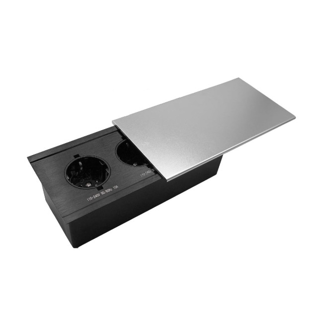 Блок розеток JX (Slide Top) (2 секции + 2 USB с кабелем питания) Mebax 00-00002888 Блок розеток JX (Slide Top) (2 секции + 2 USB с кабелем питания) Mebax 00-00002888