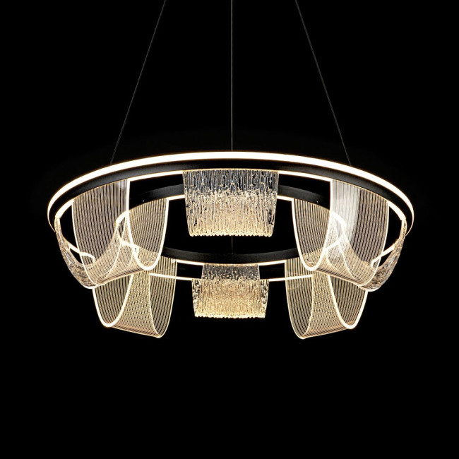 Подвесная люстра LED4U L7706-630 BK Подвесная люстра LED4U L7706-630 BK