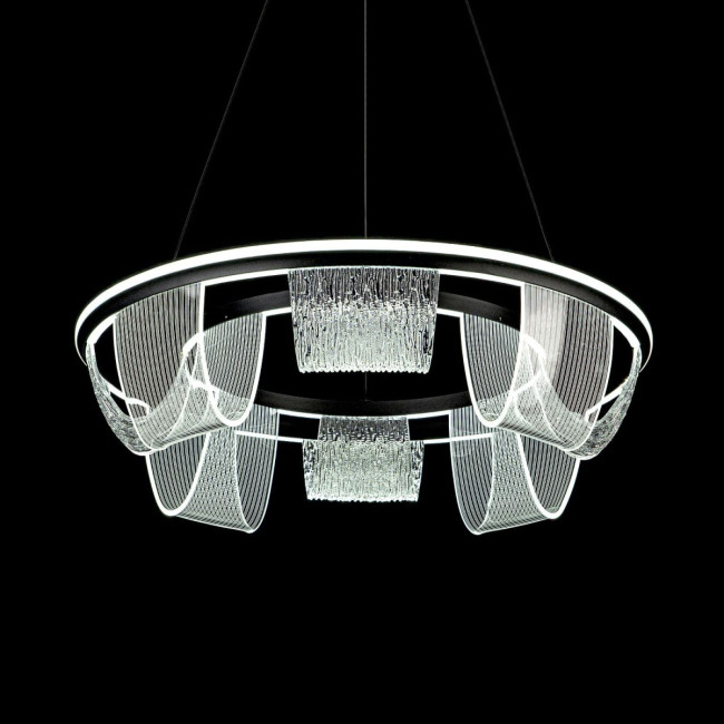 Подвесная люстра LED4U L7706-630 BK Подвесная люстра LED4U L7706-630 BK