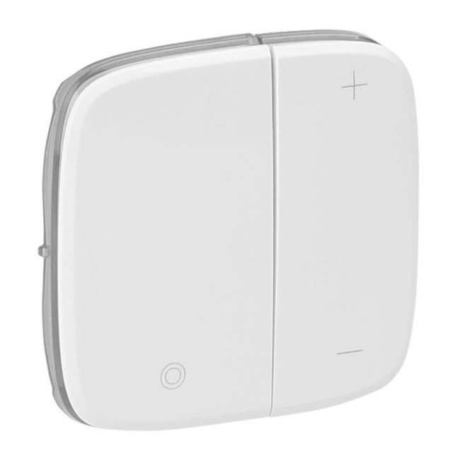Лицевая панель Legrand Valena Allure светорегулятора клавишного белая 752085 Лицевая панель Legrand Valena Allure светорегулятора клавишного белая 752085
