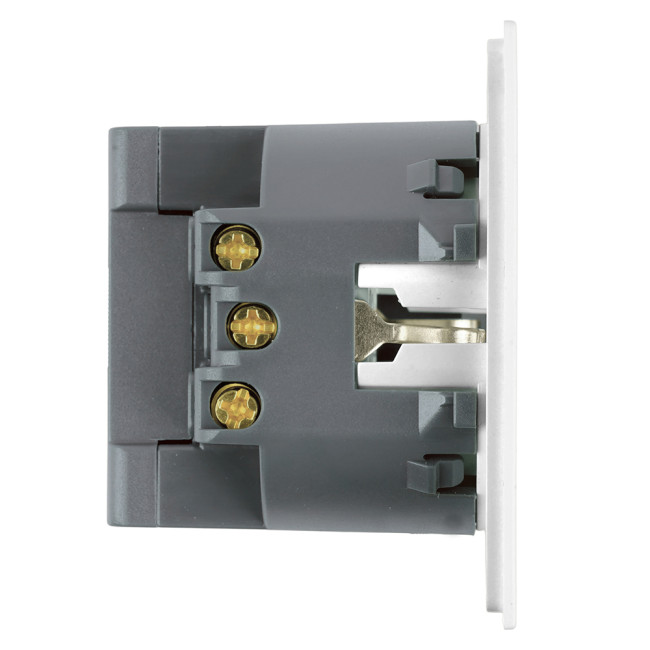 Розетка 1-местная 16А + USB + Type C (механизм) Stekker 250В 20W Мия RST16-3119-01 50438