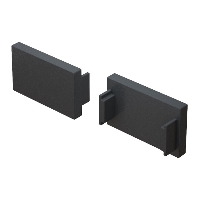 Заглушка для встраиваемого шинопровода (2 шт.) Maytoni Basity TRA172EC-12B