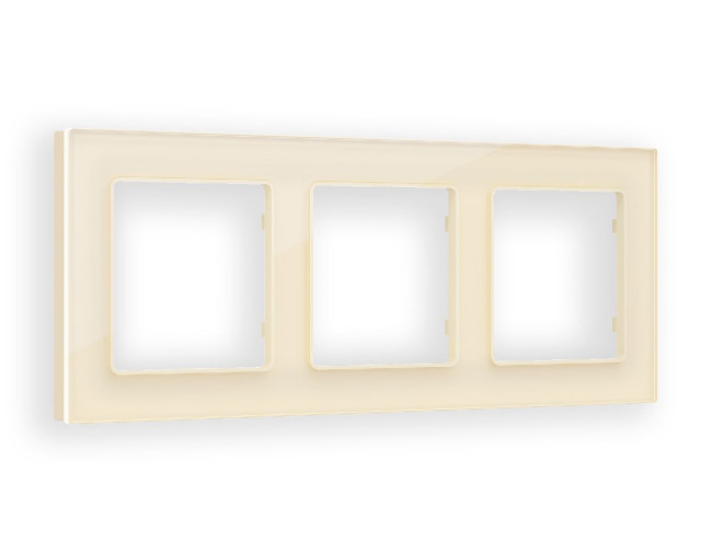 Рамка трехместная Ambrella Volt Platos AF330303 Рамка трехместная Ambrella Volt Platos AF330303