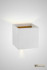 Настенный светильник AM Group AM113-2X5W WH+GL Настенный светильник AM Group AM113-2X5W WH+GL