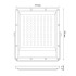 Прожектор Uniel ULF-F51D-300W/6500K IP65 200-240V GREY UL-00012762