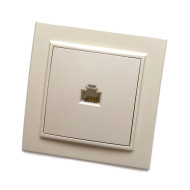 Розетка компьютерная 1-местная Stekker PST00-9007-02 RJ-45 39233