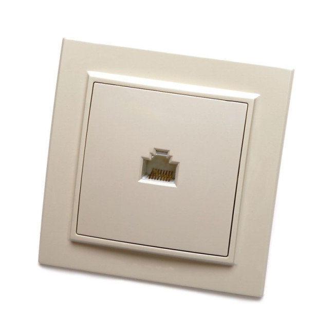 Розетка компьютерная 1-местная Stekker PST00-9007-02 RJ-45 39233 Розетка компьютерная 1-местная Stekker PST00-9007-02 RJ-45 39233