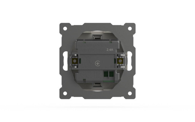 Розетка USB 5V 2,1A 2-я ELBI Zena Vega 609-010200-143 Розетка USB 5V 2,1A 2-я ELBI Zena Vega 609-010200-143