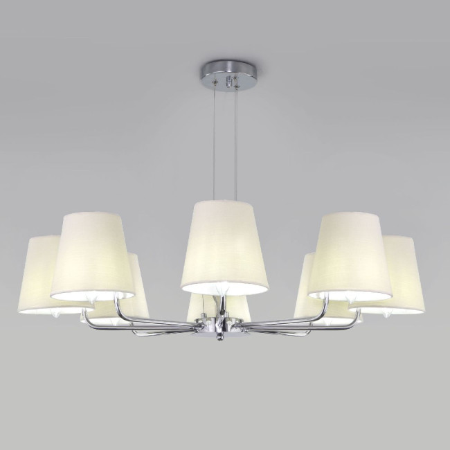 Подвесная люстра Eurosvet Amaretto 60155/8 хром a065003 Подвесная люстра Eurosvet Amaretto 60155/8 хром a065003