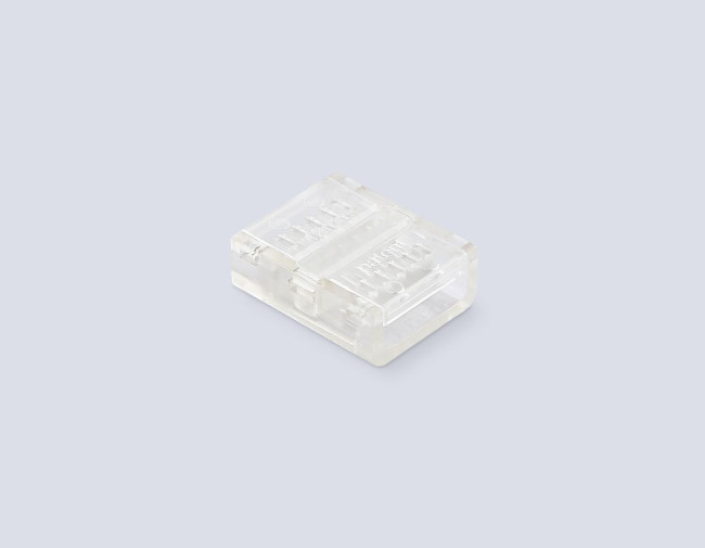 Соединитель прямой Ambrella Light Illumination COB 12/24V для лент 12mm (2 конт.) (10шт. в комплекте) GS6362 Соединитель прямой Ambrella Light Illumination COB 12/24V для лент 12mm (2 конт.) (10шт. в комплекте) GS6362
