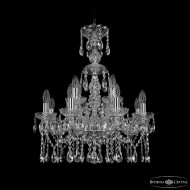 Подвесная люстра Bohemia Ivele Crystal 1413/8+4/200/XL-66 Ni Подвесная люстра Bohemia Ivele Crystal 1413/8+4/200/XL-66 Ni