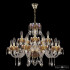 Подвесная люстра Bohemia Ivele Crystal 5417/10+5/240 G Shampan/M-1H Подвесная люстра Bohemia Ivele Crystal 5417/10+5/240 G Shampan/M-1H
