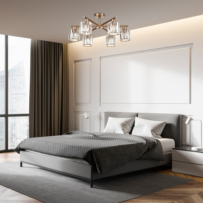 Потолочная люстра Escada Adorn 692/6P Сopper Потолочная люстра Escada Adorn 692/6P Сopper