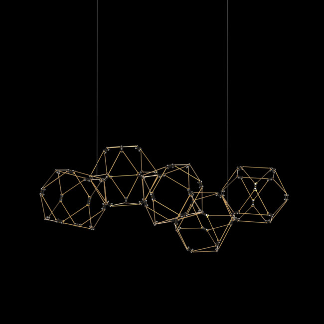 Подвесной светильник Delight Collection Lucciola MD18001068-5A matt gold Подвесной светильник Delight Collection Lucciola MD18001068-5A matt gold