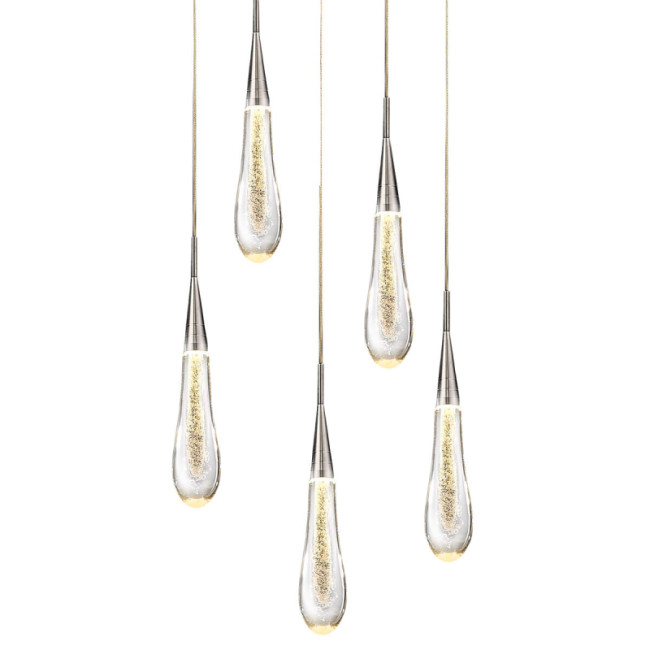 Подвесной светильник Delight Collection Pour MD-023B-5 chrome Подвесной светильник Delight Collection Pour MD-023B-5 chrome