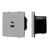 Механизм розетки Arlight с быстрой USB зарядкой SCT-NOBE-MUAC-SFPL-FC-IS (65W, QC3) 059447