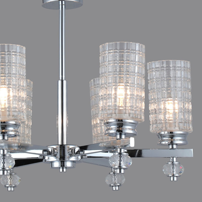 Подвесная люстра Illumico IL8678-6P-20 CR Подвесная люстра Illumico IL8678-6P-20 CR