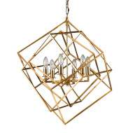 Подвесная люстра Delight Collection Matrix KM0282P-6 brass Подвесная люстра Delight Collection Matrix KM0282P-6 brass