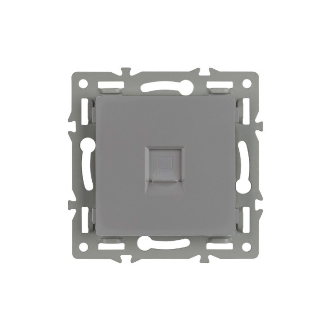 Механизм компьютерной розетки Arlight SCT-MPC1-PL-GR (RJ-45, CAT6) 045335