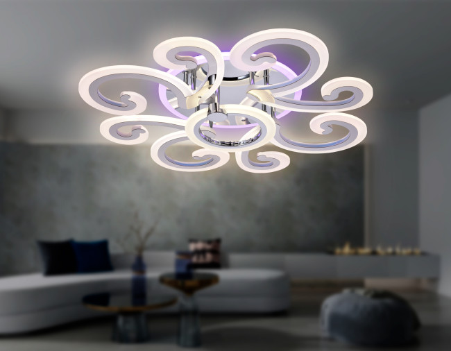 Потолочная люстра с пультом Ambrella Light Acrylica Original FA5146 Потолочная люстра с пультом Ambrella Light Acrylica Original FA5146