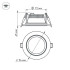 Встраиваемый светодиодный светильник Arlight LT-R96WH 6W Day White 014928 Встраиваемый светодиодный светильник Arlight LT-R96WH 6W Day White 014928